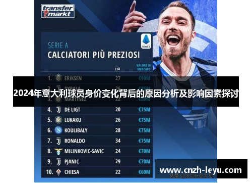 2024年意大利球员身价变化背后的原因分析及影响因素探讨
